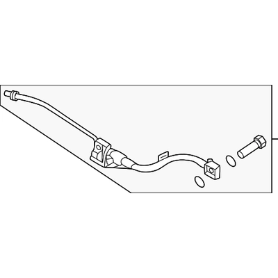 Rear Brake Hose by MOTORCRAFT - BRHR332 pa1