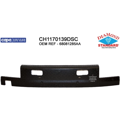 Rear Bumper Energy Absorber - CH1170139DSC pa1