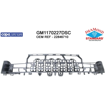 Rear Bumper Energy Absorber - GM1170227DSC pa1