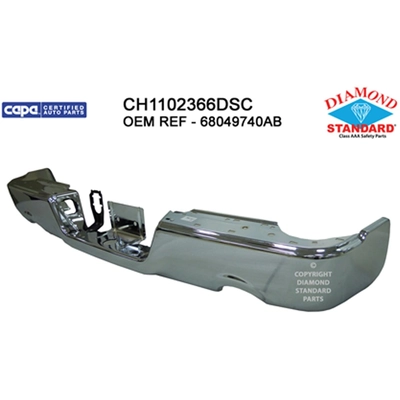 Rear Bumper Face Bar - CH1102366DSC pa1