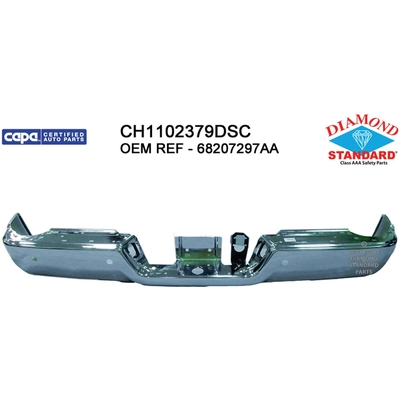 Rear Bumper Face Bar - CH1102379DSC pa1