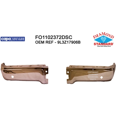 Rear Bumper Face Bar - FO1102372DSC pa1