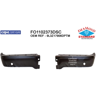 Rear Bumper Face Bar - FO1102373DSC pa1