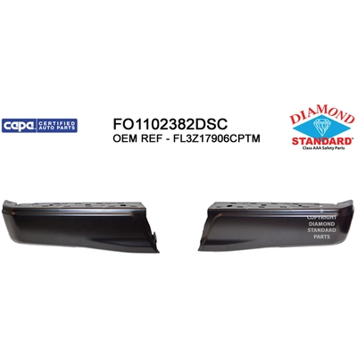 Rear Bumper Face Bar - FO1102382DSC pa1