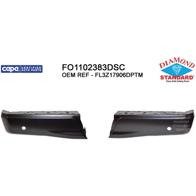 Rear Bumper Face Bar - FO1102383DSC pa1