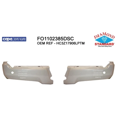 Rear Bumper Face Bar - FO1102385DSC pa1