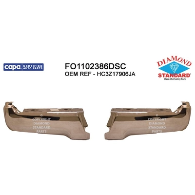 Rear Bumper Face Bar - FO1102386DSC pa1