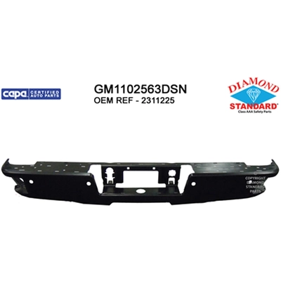 Barre de pare-chocs arri�re - GM1102563DSC pa1