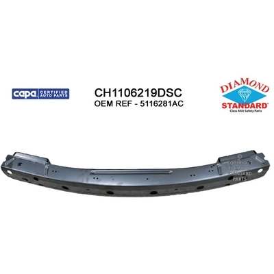 Rear Bumper Reinforcement - CH1106219DSC pa1