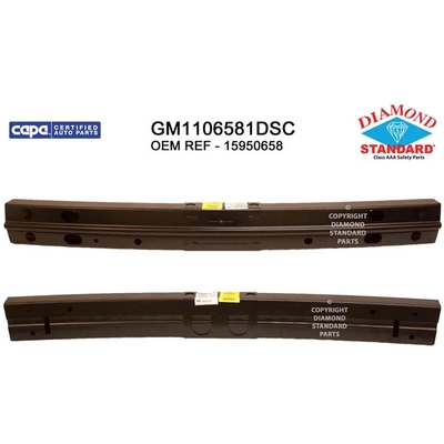 Rear Bumper Reinforcement - GM1106581DSC pa1