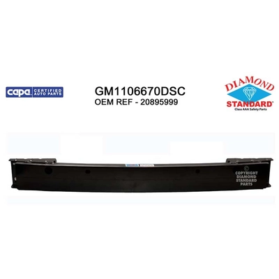 Rear Bumper Reinforcement - GM1106670DSC pa1