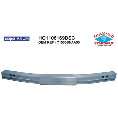 Rear Bumper Reinforcement - HO1106169DSC pa1