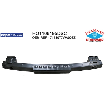 Rear Bumper Reinforcement - HO1106195DSC pa1