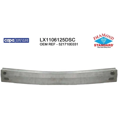 Rear Bumper Reinforcement - LX1106125DSC pa1