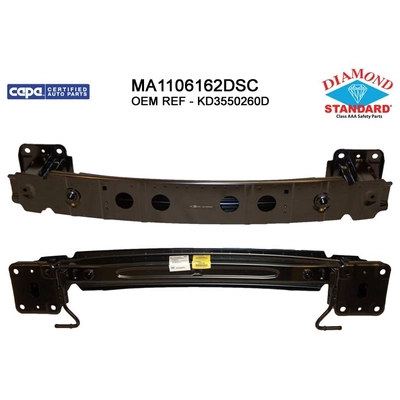 Rear Bumper Reinforcement - MA1106162DSC pa1