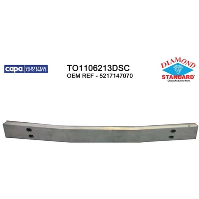 Rear Bumper Reinforcement - TO1106213DSC pa1
