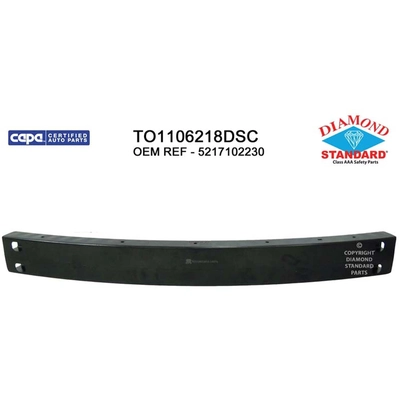 Rear Bumper Reinforcement - TO1106218DSC pa1