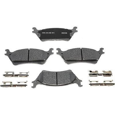 Rear Ceramic Pads by ACDELCO - 14D1602CH pa1