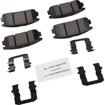 ACDELCO - 17D1275CHF1 - Ceramic Rear Disc Brake Pad Set with Clips pa2