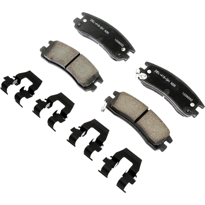 ACDELCO - 17D698CHF1 - Ceramic Rear Disc Brake Pad Kit with Clips pa1