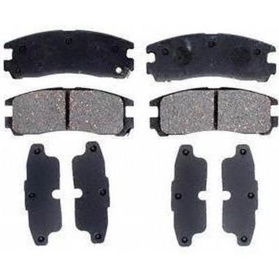 Rear Ceramic Pads by ACDELCO PROFESSIONAL - 17D383C pa1