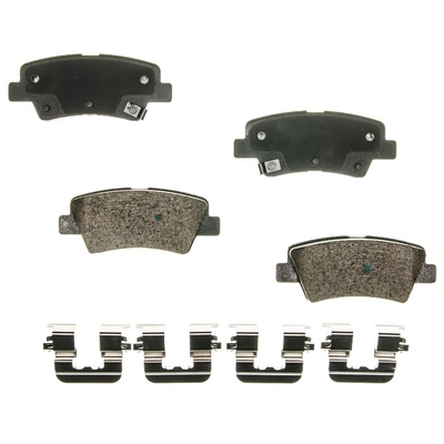 AGNA BRAKES - PLD1594C - Rear Ceramic Disc Brake Pad Set pa1