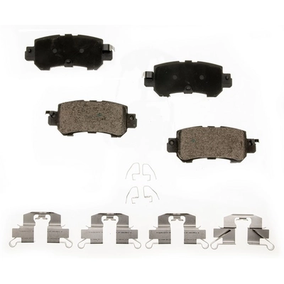 AGNA BRAKES - PLD1624C - Rear Ceramic Disc Brake Pad Set pa1