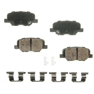 AGNA BRAKES - PLD1679C - Rear Ceramic Disc Brake Pad Set pa1