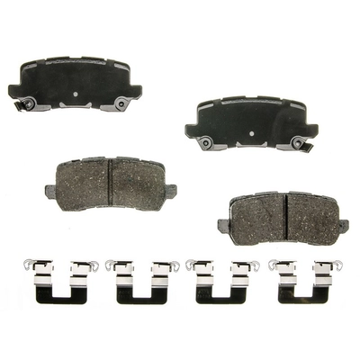 AGNA BRAKES - PLD1698C - Rear Ceramic Disc Brake Pad Set pa1