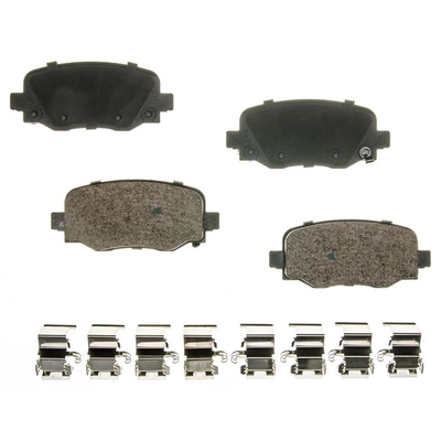 AGNA BRAKES - PLD1734C - Rear Ceramic Disc Brake Pad Set pa1