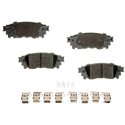 Rear Ceramic Pads by AGNA BRAKES - PLD1805C pa1