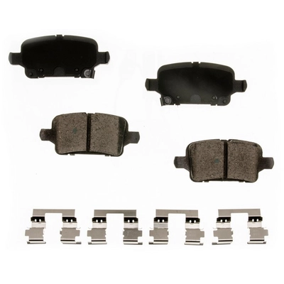 AGNA BRAKES - PLD1857C - Rear Ceramic Disc Brake Pad Set pa1