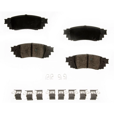 AGNA BRAKES - PLD1879C - Rear Ceramic Disc Brake Pad Set pa1