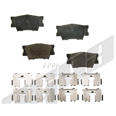 Rear Ceramic Pads by AGNA BRAKES - CXD1212 pa1
