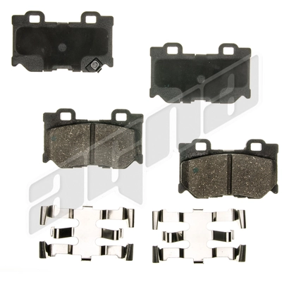 Rear Ceramic Pads by AGNA BRAKES - CXD1347 pa1