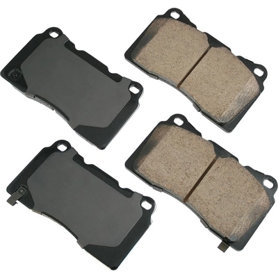 Rear Ceramic Pads by AKEBONO - ACT1001 pa1