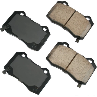 Rear Ceramic Pads by AKEBONO - ACT1053 pa1