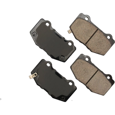 Rear Ceramic Pads by AKEBONO - ACT1718 pa1