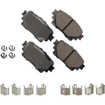 AKEBONO - ACT2305 - Rear Disc Brake Pads pa1