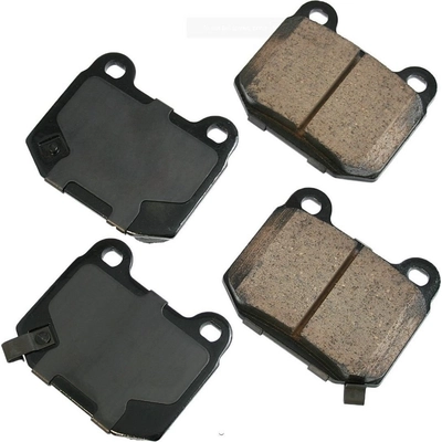 Rear Ceramic Pads by AKEBONO - ACT961 pa1