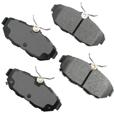 Rear Ceramic Pads by AKEBONO - ACT1082 pa6