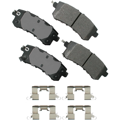 Rear Ceramic Pads by AKEBONO - ACT1510 pa7