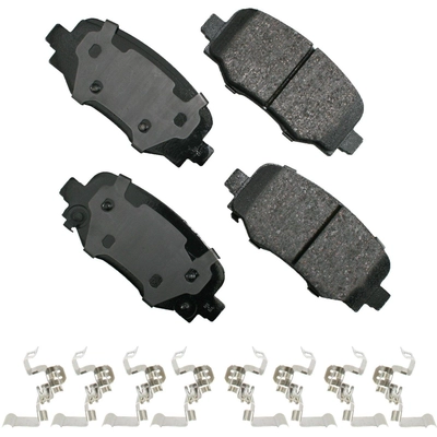 Rear Ceramic Pads by AKEBONO - ACT1809 pa7