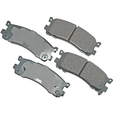 Rear Ceramic Pads by AKEBONO - ACT553 pa6