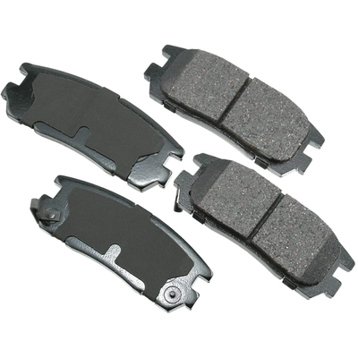 Rear Ceramic Pads by AKEBONO - ACT580 pa7