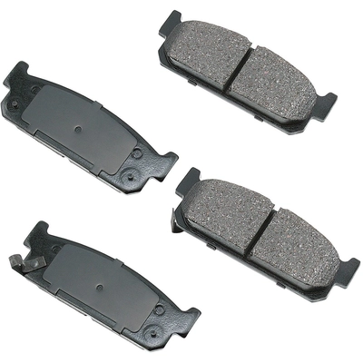 Rear Ceramic Pads by AKEBONO - ACT588 pa6