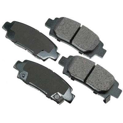 Rear Ceramic Pads by AKEBONO - ACT672 pa5