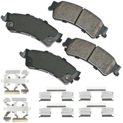 Rear Ceramic Pads by AKEBONO - ACT792 pa11