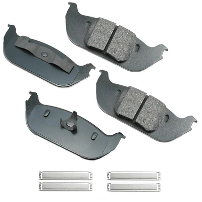 Rear Ceramic Pads by AKEBONO - ACT952 pa6