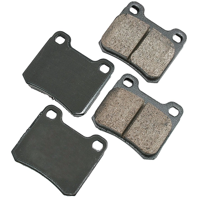 Rear Ceramic Pads by AKEBONO - EUR335 pa6